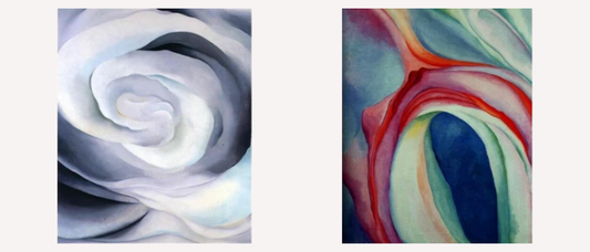 Georgia O'Keefe Inspired Art