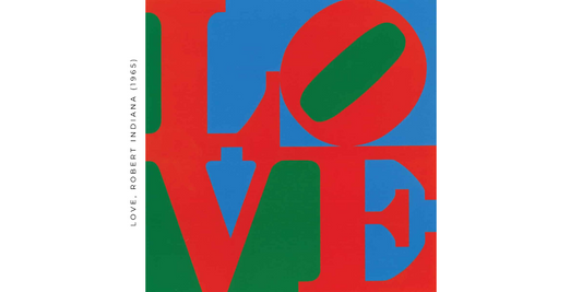 A FREE Robert Indiana 'Love' Colouring-In PDF For Your Child