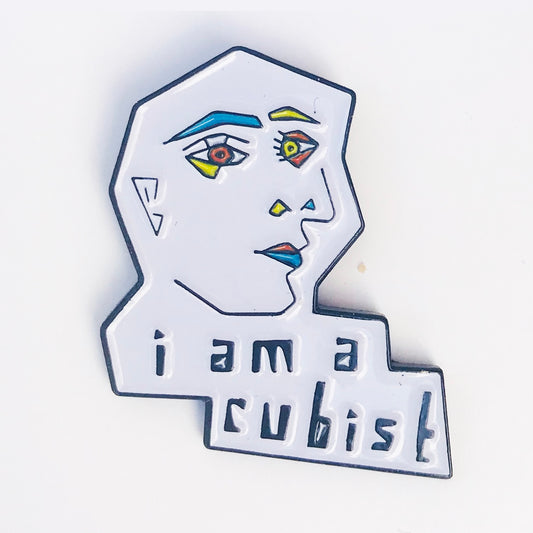 I Am A Cubist Enamel Art Pin - Dot Kids Ltd