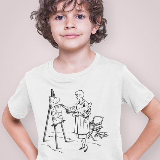 THE ARTIST Organic T-shirt - Black On White