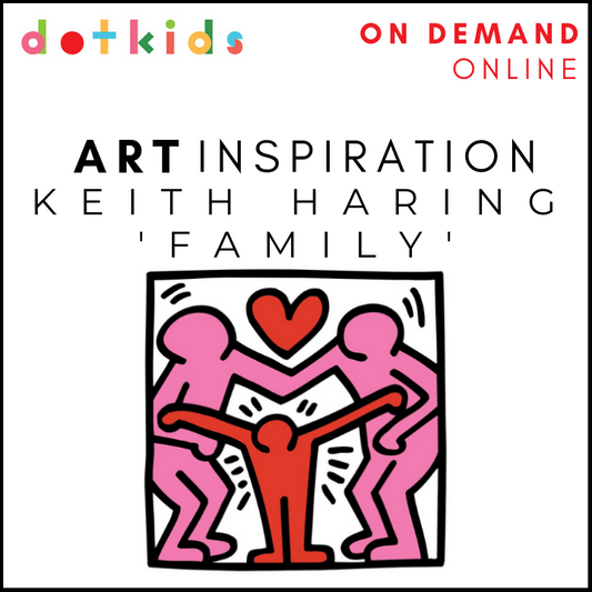 ON DEMAND: Keith Haring Family Online Art Workshop For Children