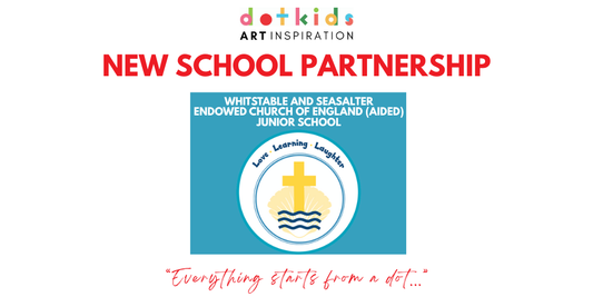 Dot Kids Art School Partnership Launching at The Endowed Church of England Junior School in Whitstable, Kent