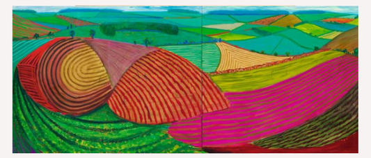 David Hockney Inspired Art Landscapes