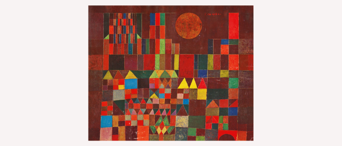 Paul Klee Castle & Sun Inspired Art