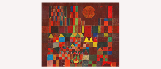 Paul Klee Castle & Sun Inspired Art