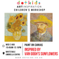 Van Gogh's Sunflowers Art Inspiration Workshop For Children