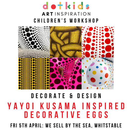 Decorate & Design Yayoi Kusama Inspired Eggs: An Art Workshop For Children