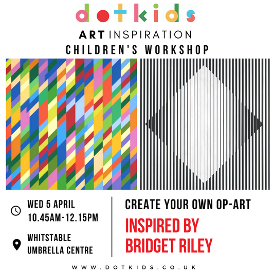 Bridget Riley Art Inspiration Workshop For Children
