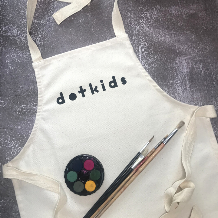 Dot Kids Children's Fabric Art Apron