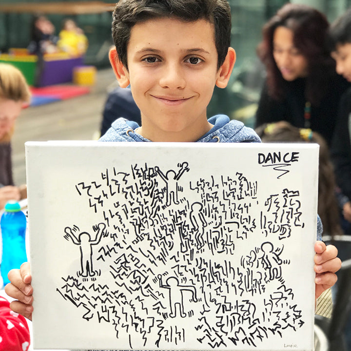 ON DEMAND: Keith Haring Family Online Art Workshop For Children