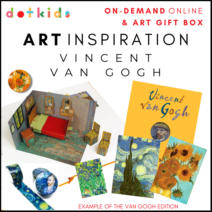 Art Inspiration Gift Box & On-Demand Workshop: Vincent Van Gogh